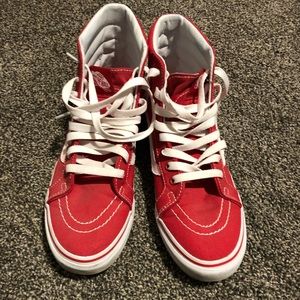 Red High Top Vans